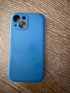 Blue Silicone Phone Case - Unbranded